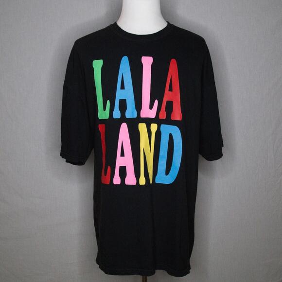 Dressed In Lala Tops - Dressed in LaLa Girl Gang Forever Land Shirt Oversized Black Sz L / XL